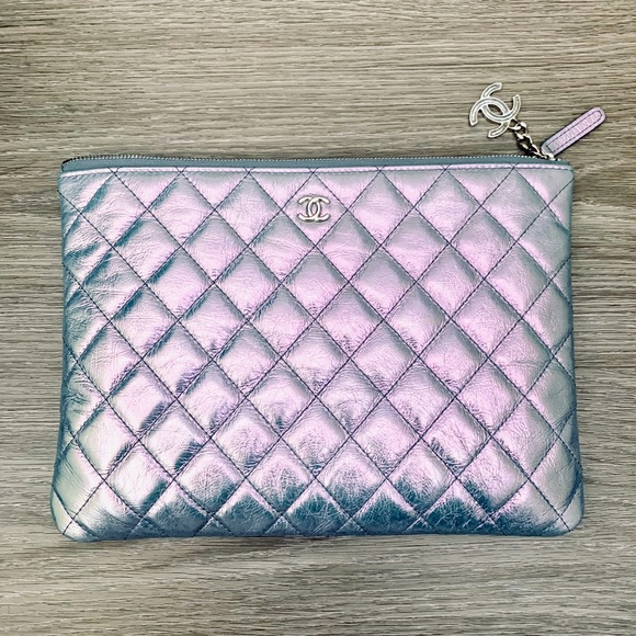 Authentic Chanel Iridescent Clutch - Picture 2 of 8